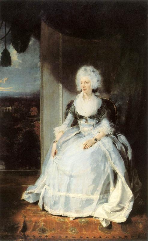 LAWRENCE, Sir Thomas Queen Charlotte sg oil painting picture